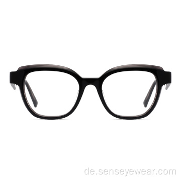 Frauen Vintage Design Devel Acetat Rahmen optische Brille